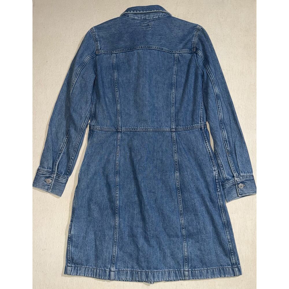Levi’s Strauss women’s blue denim long sleeve dress - Picture 16 of 16